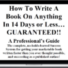 Steve Manning – How to Write a Book on Anything in 14 Days or Less