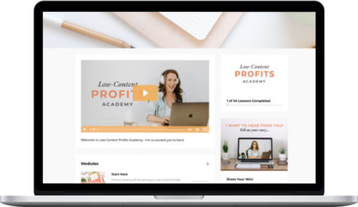 Rachel Harrison-Sund – Low-Content Profits Academy Plus Bonuses