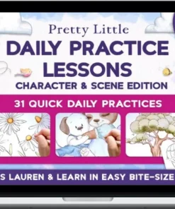 Kris Lauren – Pretty Little Daily Practice Lessons – Character & Scene Edition